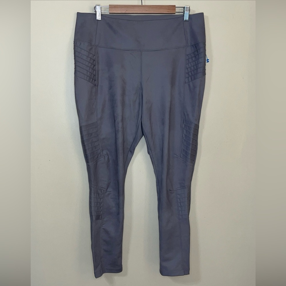 Athleta Delancey Gleam Moto Tight 2X - Picture 3 of 5